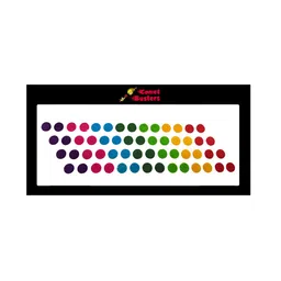 Comet Busters 56 Pcs Reusable Designer Bindis - Multicoloured-12