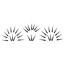 Comet Busters 36 Pcs Reusable Designer Bindis -Black image 2