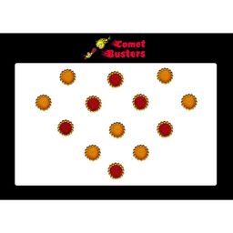 Comet Busters 13 Pcs Orange & Red Circular Shaped Beaded Bindi image 3