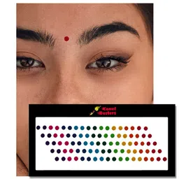 Comet Busters 90 Pcs Reusable Designer Bindis - Multicoloured image 2