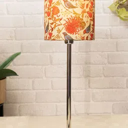 Homesake Multi-Coloured Birds Printed Table Lamp image 4