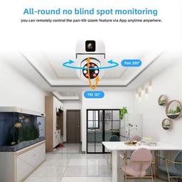 generic Eyetech WiFi Dual Wireless Camera, HD Live View Bullet PTZ Control, Two Way Talk, Color Light Vision, AI Human Detection Indoor Outdoor Security Camera image 5