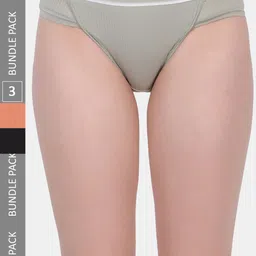 Amour Secret Women Pack Of 3 Anti-Bacterial Bikini Briefs-image-33