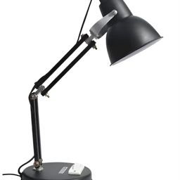 SPARK WORLD Black Metal Contemporary Bell Shaped Table Lamp-28