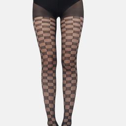 N2S NEXT2SKIN Women Black Patterned Pantyhose Stockings-picture-16