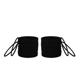 Arendelle Set Of 48 Black Solid Bangles-20