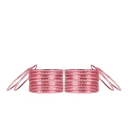 Arendelle Set Of 36 Pink Bangles-11