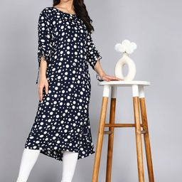 ftDiva Polka Dot Printed Kurta-28