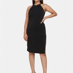 PowerSutra Halter Neck Sheath Dress-image-4