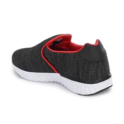 OFF LIMITS Men Black & Red Mesh Walking Non-Marking Shoes image 4