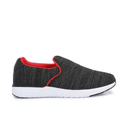 OFF LIMITS Men Black & Red Mesh Walking Non-Marking Shoes image 3