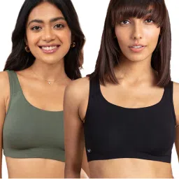 NYKD By Nykaa PO2 Easy-Peasy Slip-On Bra With Full Coverage-Beetle & Black-NYB113-picture-44