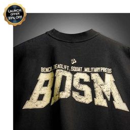 MuscleBlaze B.D.S.M Oversized Tank, Small Black-picture-1