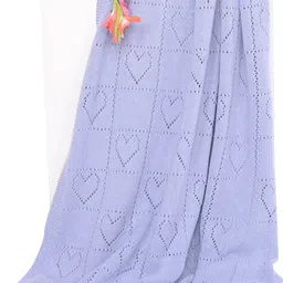 JoE Hazel Blue Abstract Printed AC Room 550 GSM Single Bed Blanket-25