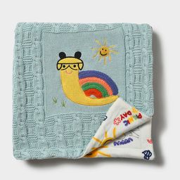 MiArcus Grow Kind Blue & Yellow Heavy Winter 300 GSM Single Bed Blanket-image-8