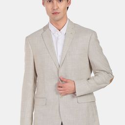 Arrow Men Self Design Slim-Fit Single-Breasted Blazer-picture-15