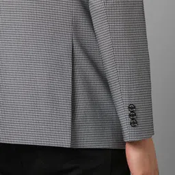 Allen Solly Checked Slim Fit Notched Lapel Single-Breasted Casual Blazer image 5