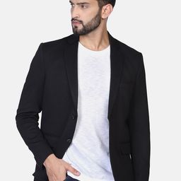 TAHVO Men Solid Single-Breasted Slim-Fit Blazers-picture-54