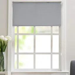 Deco Window Grey Textured Black Out Window Blinds-50