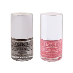 DeBelle Set of 2 Gel Nail Polish - Sparkling Dust & Miss Bliss-5