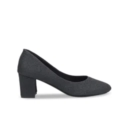 Shezone Embellished Block Pumps With Closed Back image 2