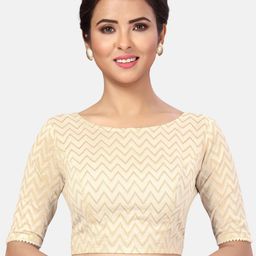 Studio Shringaar Woven Design Cotton Saree Blouse-image-14