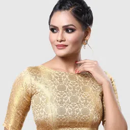 Madhu Fashion Woven-Design Saree Blouse-picture-49