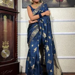 S.K.C Woven Design Zari Banarasi Saree-47