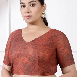 Amydus Plus Size Shimmer Ready to Wear Blouse-42