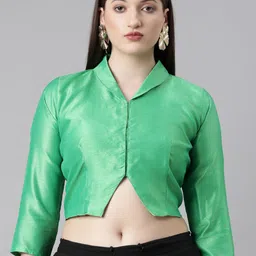 Souchii Dupion Silk Saree Knot Blouse-picture-29