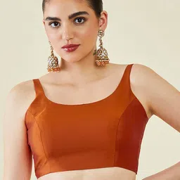 Soch Sleeveless Saree Blouse-image-8