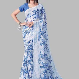 SANJANA  SILK Floral Pure Georgette Saree-picture-52