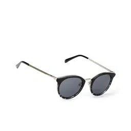 ENRICO Women Blue Lens & Black Aviator Sunglasses - EN E 3017 C1-Blue-39