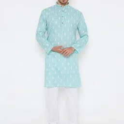 Maharaja Ethnic Motifs Woven Design Regular Kurta With Pyjamas image 1