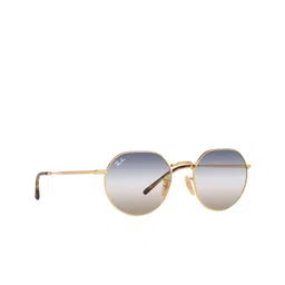 Ray-Ban Blue Lens & Gold-Toned Oversized Sunglasses with UV Protected Lens 8056597445139-image-90
