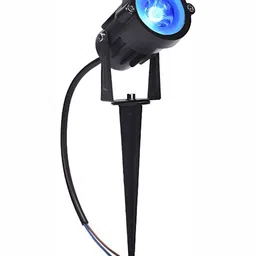 SPARK WORLD Blue Acrylic Cylindrical Shaped Outdoor Lamps-20