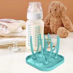 SYGA Blue Foldable Baby Bottle Drying Racks-38