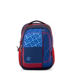 Harissons Unisex Navy Blue & Red Backpack-picture-26