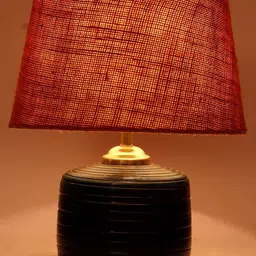 foziq Blue & Orange Textured Contemporary Table Lamp-image-49
