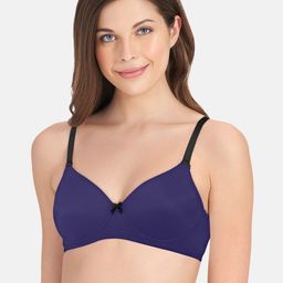 Amante Blue Non-Wired Lightly Padded T-shirt Bra-48