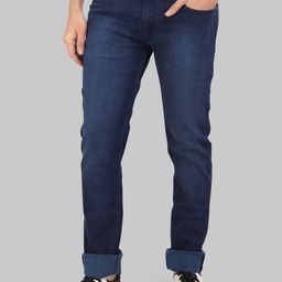 ROCKING SWAMY Men Blue Slim Fit Light Fade Stretchable Jeans-image-83