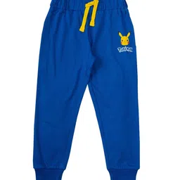 JusCubs Boys Blue Pokemon Pure Cotton Joggers-image-47