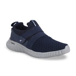 Sparx Men Navy Blue Mesh Mid-Top Running Shoes-picture-57