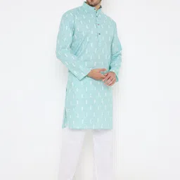 Maharaja Ethnic Motifs Woven Design Regular Kurta With Pyjamas image 3