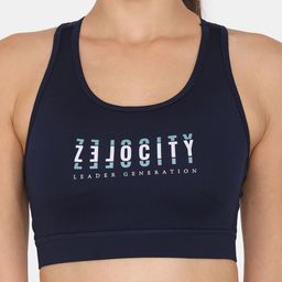 Zelocity by Zivame Typography Full Coverage Non-Wired Super Support Bra All Day Comfort image 5