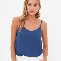 Trendyol Navy Blue Top-image-9