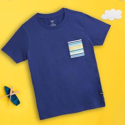 XY Life Boys Navy Blue Playmate Super Combed Cotton T-shirt-picture-11
