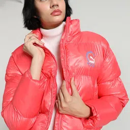Puma Mock Collar Classics Padded Jacket-image-79