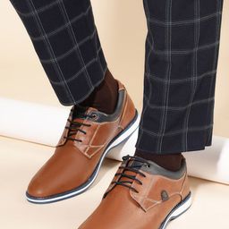 Liberty Men Tan PU Flat Boots-20