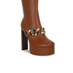 London Rag Women High Platform Ankle Boots-image-12